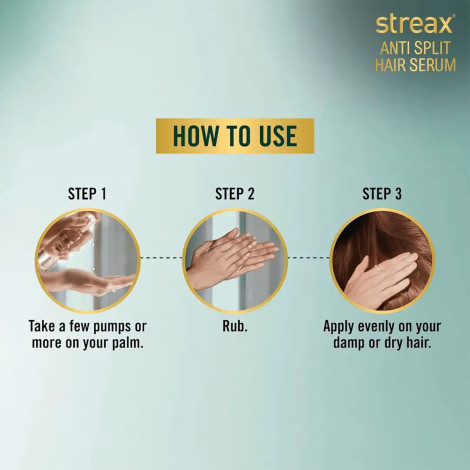 Streax Anti Split Hair Serum with Bio-Elixir 100ml (India)