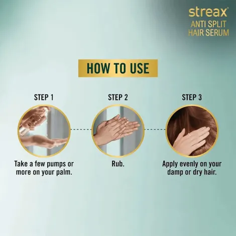 Streax অ্যান্টি স্প্লিট হেয়ার সিরাম (Bio-Elixir) 100ml