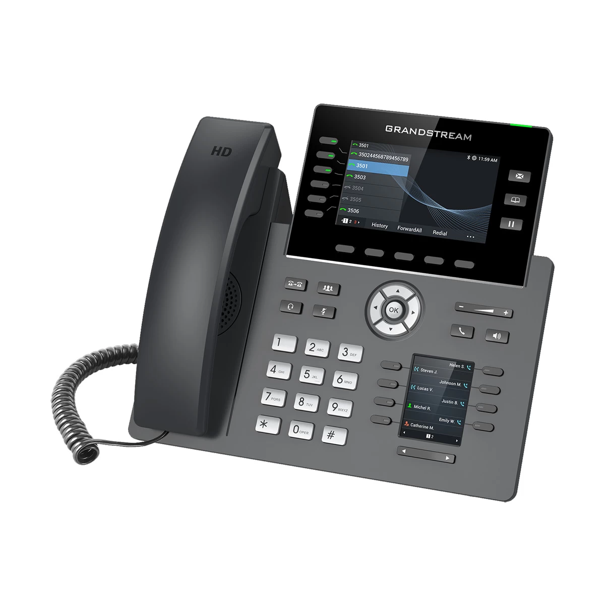 Grandstream GRP2616 6-Line Wi-Fi IP Phone with Adapter