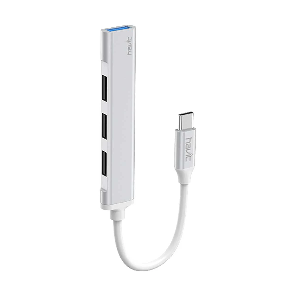 Havit HV-HB41 USB-C to 4-Port USB Hub Silver