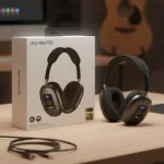 AKZ Max700 অন-ইয়ার ওয়্যারলেস হেডসেট