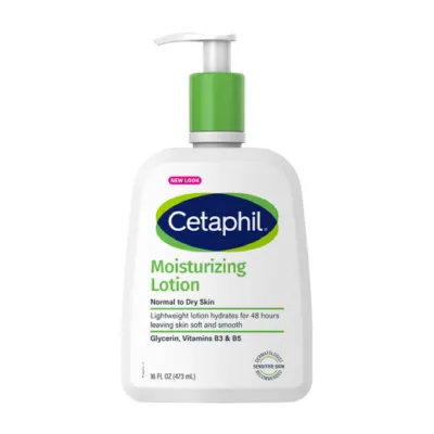 Cetaphil ময়েশ্চারাইজিং লোশন, নরমাল থেকে ড্রাই স্কিন 473ml