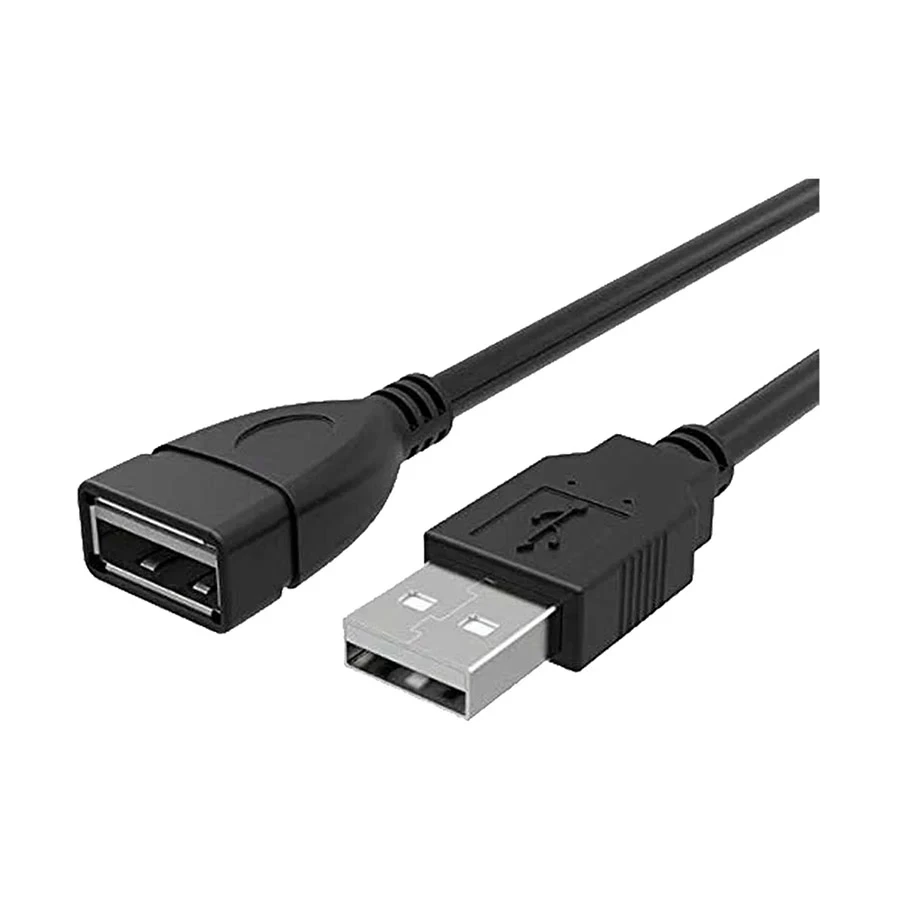 Yuanxin YUX-007 USB Male to Female Extension Cable 1.5 Meter Black