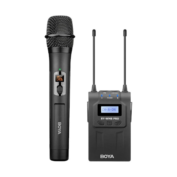 Boya BY-WM8 PRO-K3 UHF ওয়্যারলেস হ্যান্ডহেল্ড মাইক্রোফোন