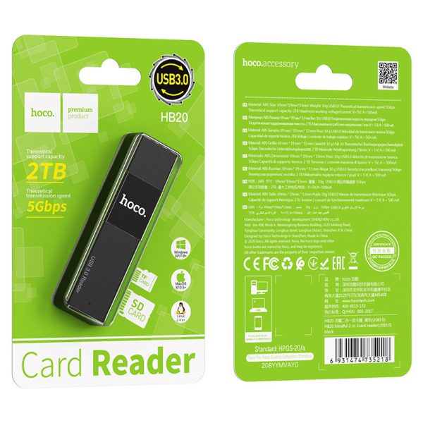 Hoco HB20 USB 3.0 Card Reader