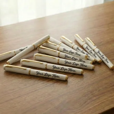 কাস্টমাইজ Parker পেন গোল্ডেন ক্লিপ UV প্রিন্ট - 30 পিস