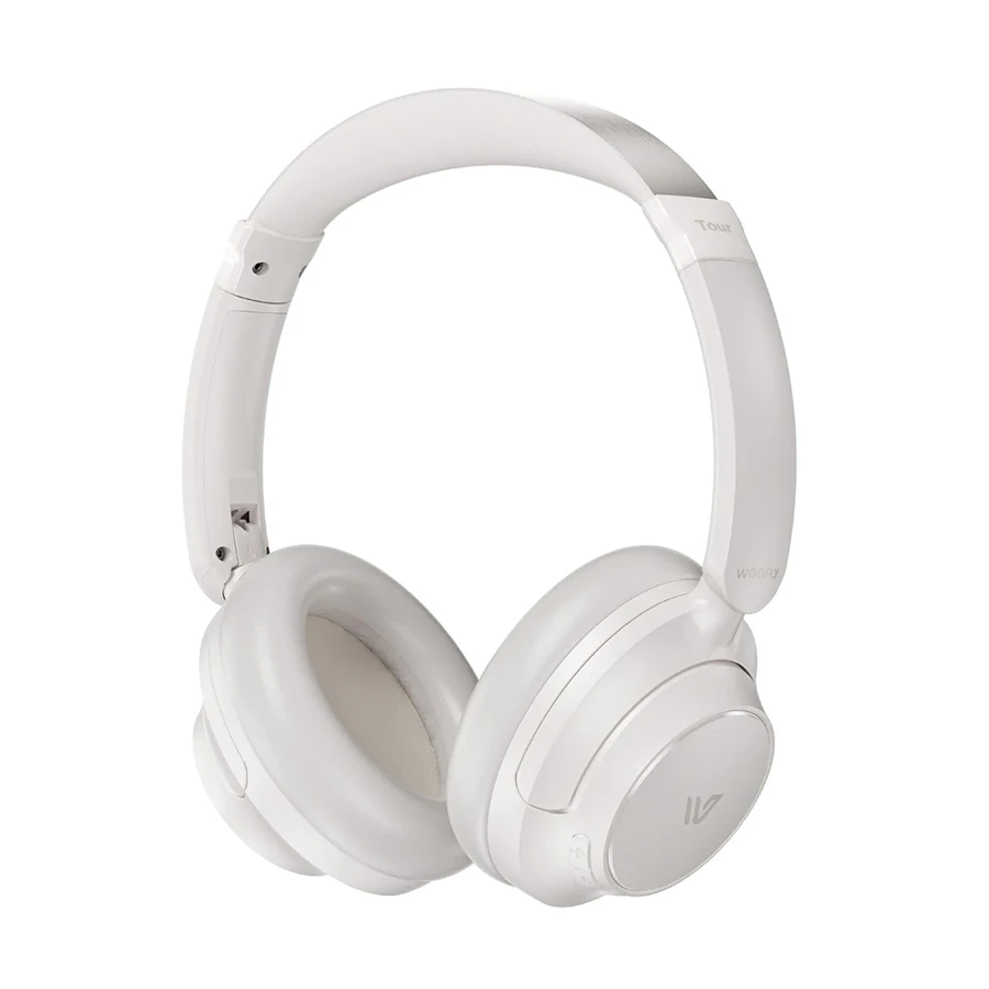 WEOFLY Tour ANC Bluetooth Beige Over-Ear Headphone