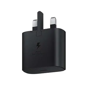 Official Samsung PD 25W ফাস্ট ওয়াল চার্জার (UK 3 Pin)