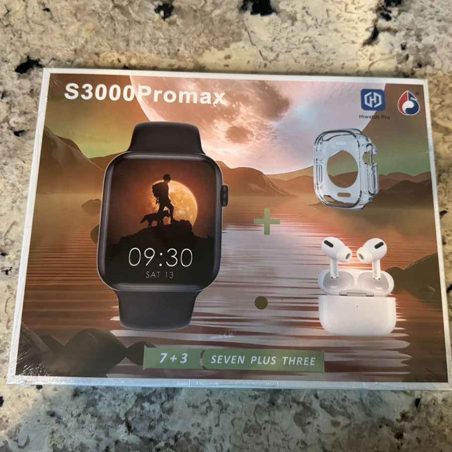 S3000 Pro Max 7+3 স্মার্ট ওয়াচ কম্বো
