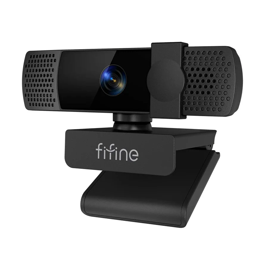 FIFINE K438 4K Auto Focus Black USB Webcam with Tripod Stand