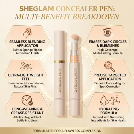 Sheglam Complexion Boost কনসিলার - বাটারক্রিম শেড