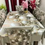 3D প্রিন্ট ডাইনিং টেবিল ক্লথ সেট