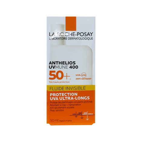 La Roche-Posay Anthelios UVMUNE 400 Fluide Invisible SPF 50plus 50ml (France)