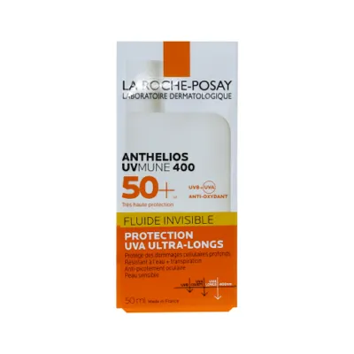 La Roche-Posay Anthelios UVMUNE 400 ইনভিজিবল ফ্লুইড সানস্ক্রিন SPF50+ 50ml