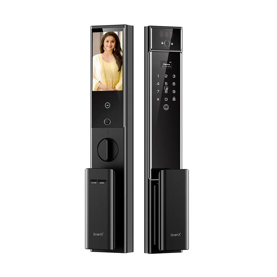 SmartX SX-I2Pro 3D Face & Palm Vein Recognition Smart Lock, Black