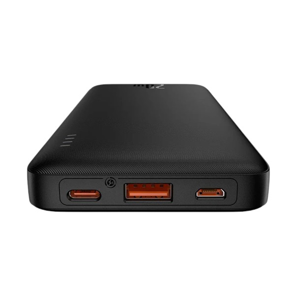 Baseus Airpow PPQD090001 10000mAh 20W পাওয়ার ব্যাংক, USB-A to Type-C ক্যাবল সহ (কালো)