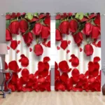 3D প্রিন্ট কার্টেন 2 পিস সেট – 5ft x 7ft