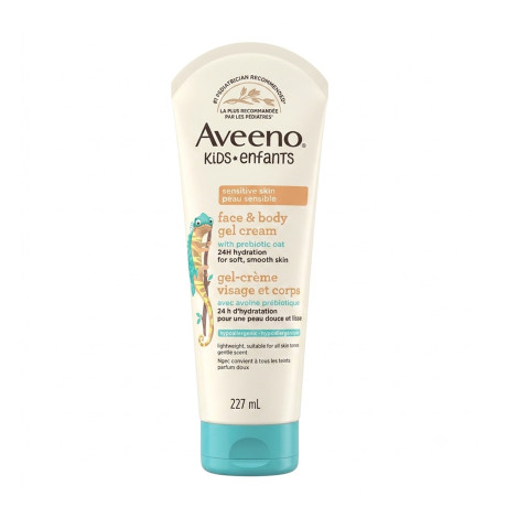 Aveeno Kids Face & Body Gel Cream 227g (Canada)