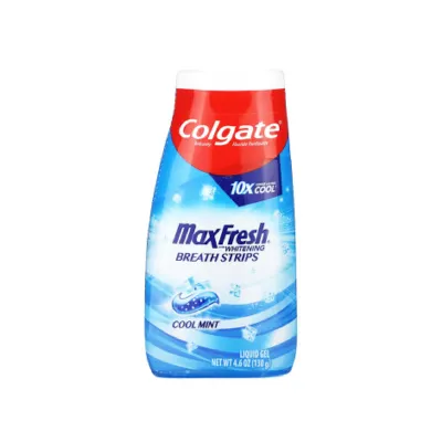Colgate Maxfresh Whitening Breath Strips কুল মিন্ট লিকুইড জেল 130g