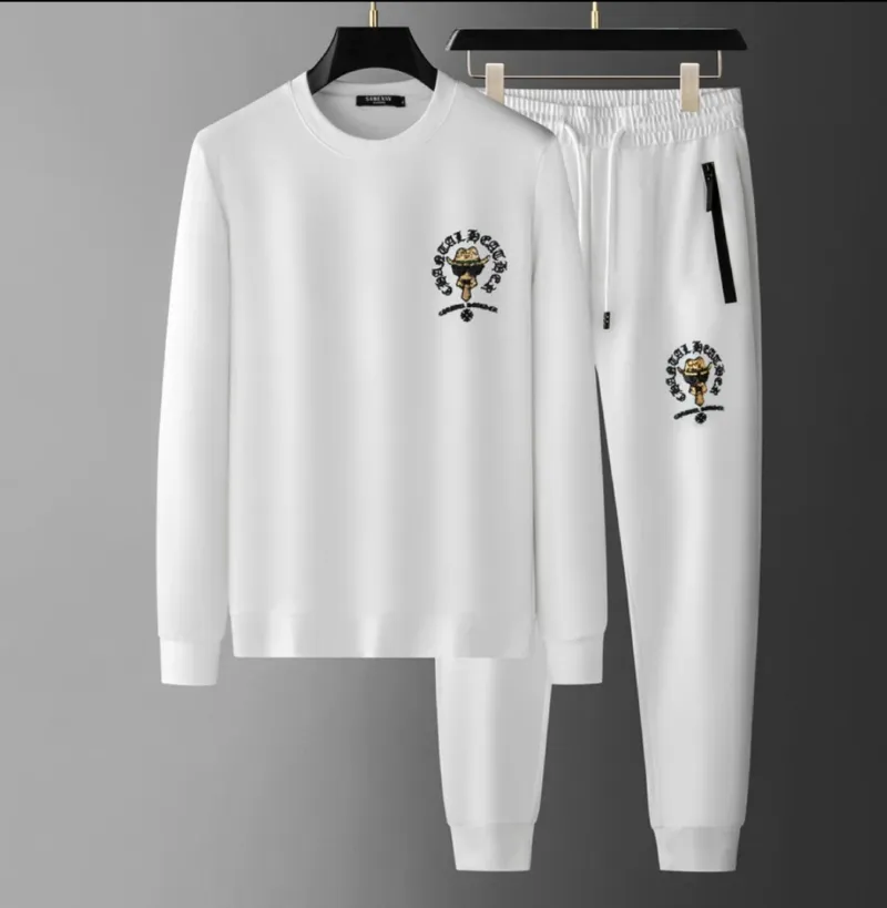 Men's Pure Cotton 200 GSM T-Shirt and Trouser Combo Set, 4 Colours