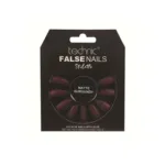 Technic Stiletto ফলস নেইল 24 পিস, গ্লু সহ - Matte Burgundy