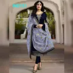 Soft Georgette Four Piece with Unstitched Salwar, 4 Colours