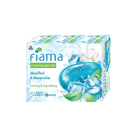 Fiama Menthol & Magnolia Cooling Gel Bar 125g (India)
