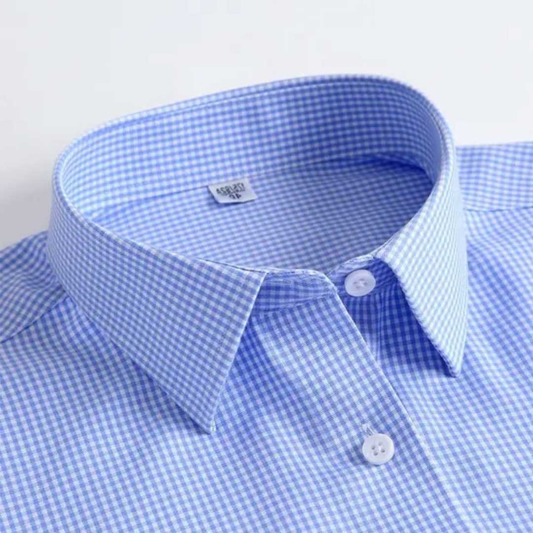 Men's Cotton Shirt with Collar Sizes 15.5 to 17, 6 Colours