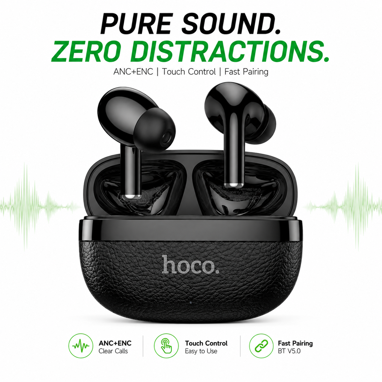 Hoco MMJ-24 ওয়্যারলেস নেকব্যান্ড হেডসেট – Bluetooth 6.0, টাচ কন্ট্রোল