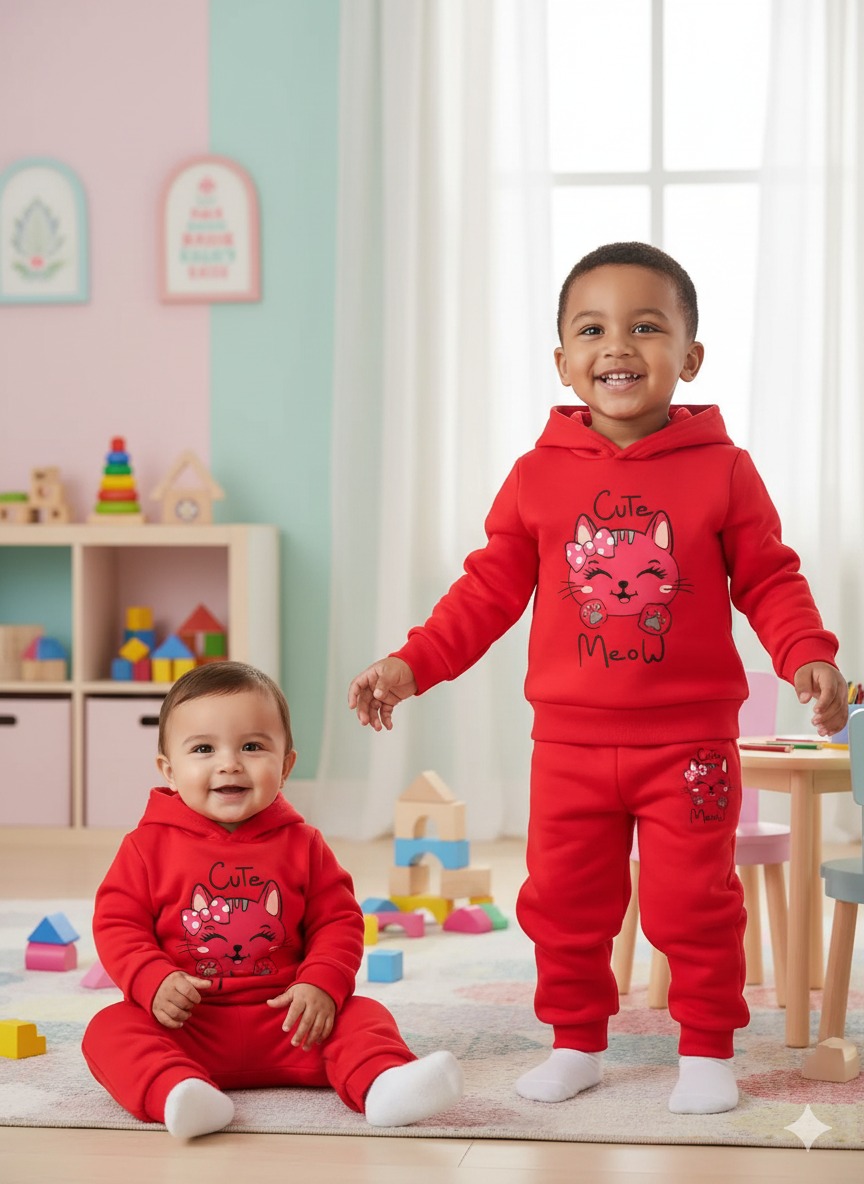 Elegant Stylish Baby Hoodie Set