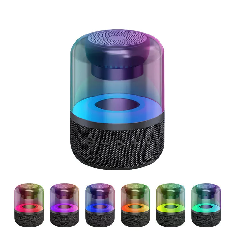 Z5 RGB মিনি পোর্টেবল ওয়্যারলেস ব্লুটুথ স্পিকার – 5W, LED লাইট ইফেক্ট সহ