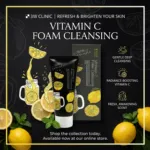 3W Clinic Vitamin C ফোম ক্লেনজিং ফেস ওয়াশ 100ml