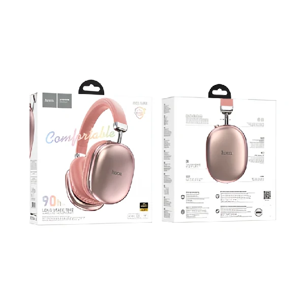 HOCO W35 MAX WIRELESS HEADPHONE – PINK