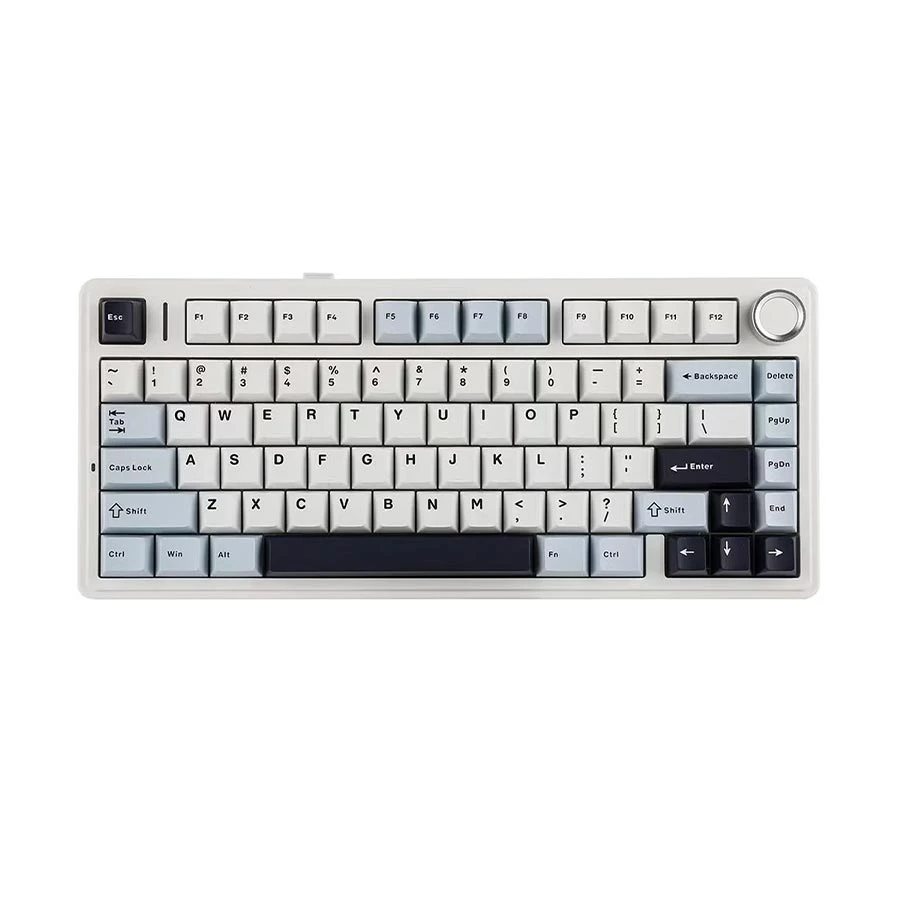 Aula F75 Tri Mode RGB Hot Swap Mechanical Keyboard Glacier Blue