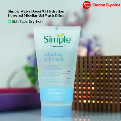 Simple Water Boost 9% Hydration Powered মিসেলার জেল ওয়াশ 150 মিলি