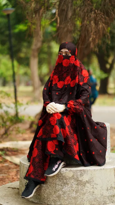 সফট কটন খিমার সেট নিকাব ও প্যালাজোসহ, 2 রং
