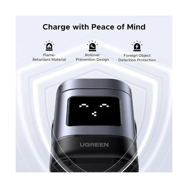 ইউগ্রিন উনো W709 20W Qi2 2-in-1 ম্যাগনেটিক ওয়্যারলেস চার্জার