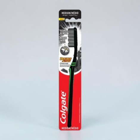 Colgate Double Action চারকোল টুথব্রাশ - মিডিয়াম