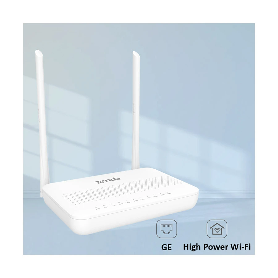 Tenda HG6 N300 Mbps GPON ONT Ethernet Single-Band Wi-Fi Router