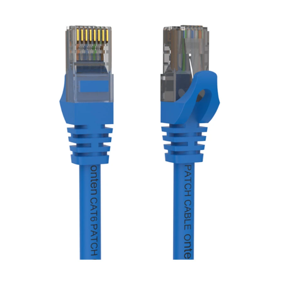 Onten OTN-E611 Cat-6 UTP 0.5 Meter Blue Patch Cord