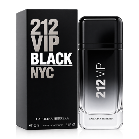 Carolina Herrera 212 Vip Black Nyc Eau De Parfum For Men 100ml (Spain)