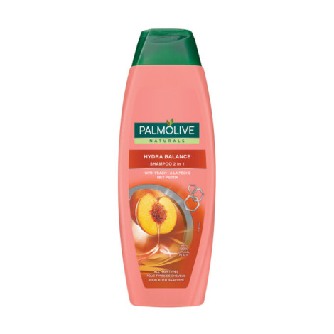 Palmolive With 100% Natural Peach Hydra Balance 2 in 1 Shampoo 350ml (Italy)