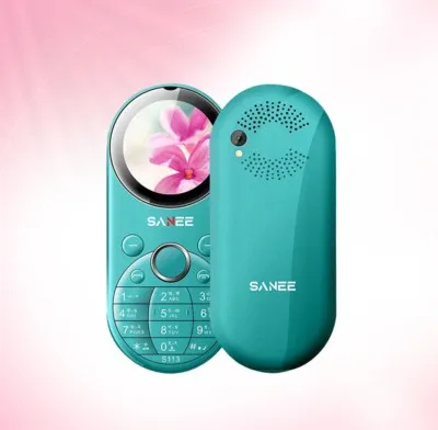 Sanee S113 ডুয়াল সিম বাটন ফোন - ব্লু