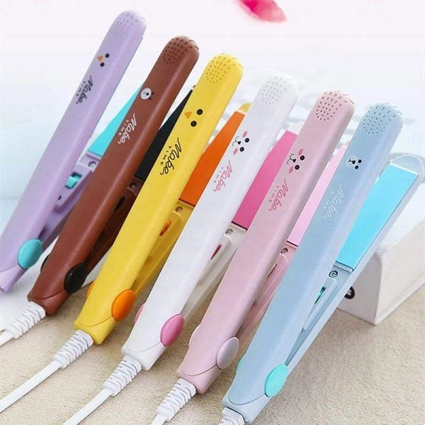 Mini Portable Hair Iron Hair Straightener Curler Professional Hair Iron Ceramic