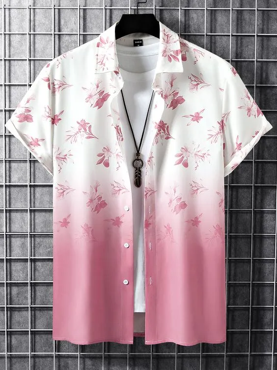 Men's Half Sleeve Slim Fit Cotton Shirt, M to XL