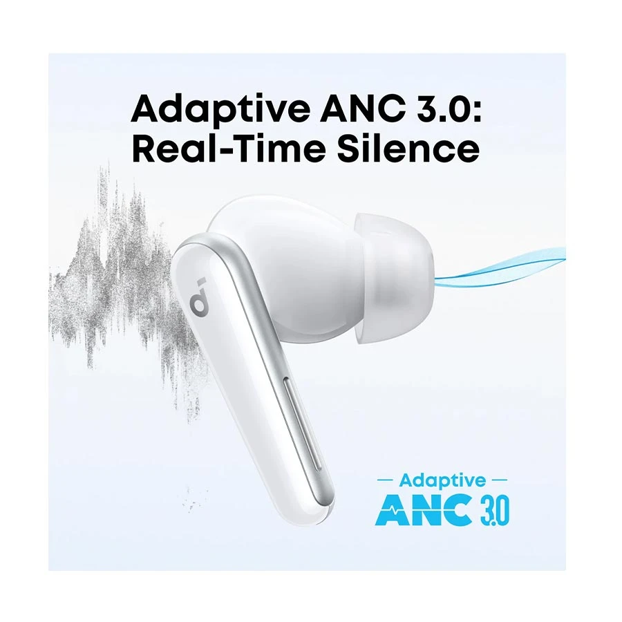 Anker Soundcore Liberty 5 ANC White Bluetooth Earbuds