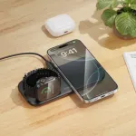 Hoco CW65 3-in-1 ম্যাগনেটিক ওয়্যারলেস চার্জার 15W