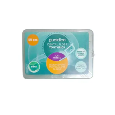 Guardian ডেন্টাল ফ্লস টুথপিক মিন্ট 50 পিস