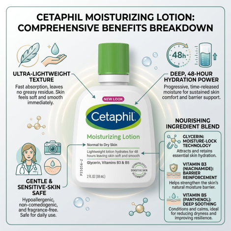 Cetaphil Moisturizing Lotion Normal to Dry Skin 59ml (Canada)