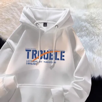 Men's Winter Hoodie in 320 GSM Cotton, Sizes M to XL, 6 Colours